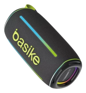 Basike Caixa De Som Portátil Bluetooth Ipx6 30w Tws Com Rgb